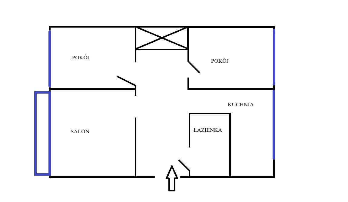 Mieszkanie 3 pokojowe na Sprzedaż