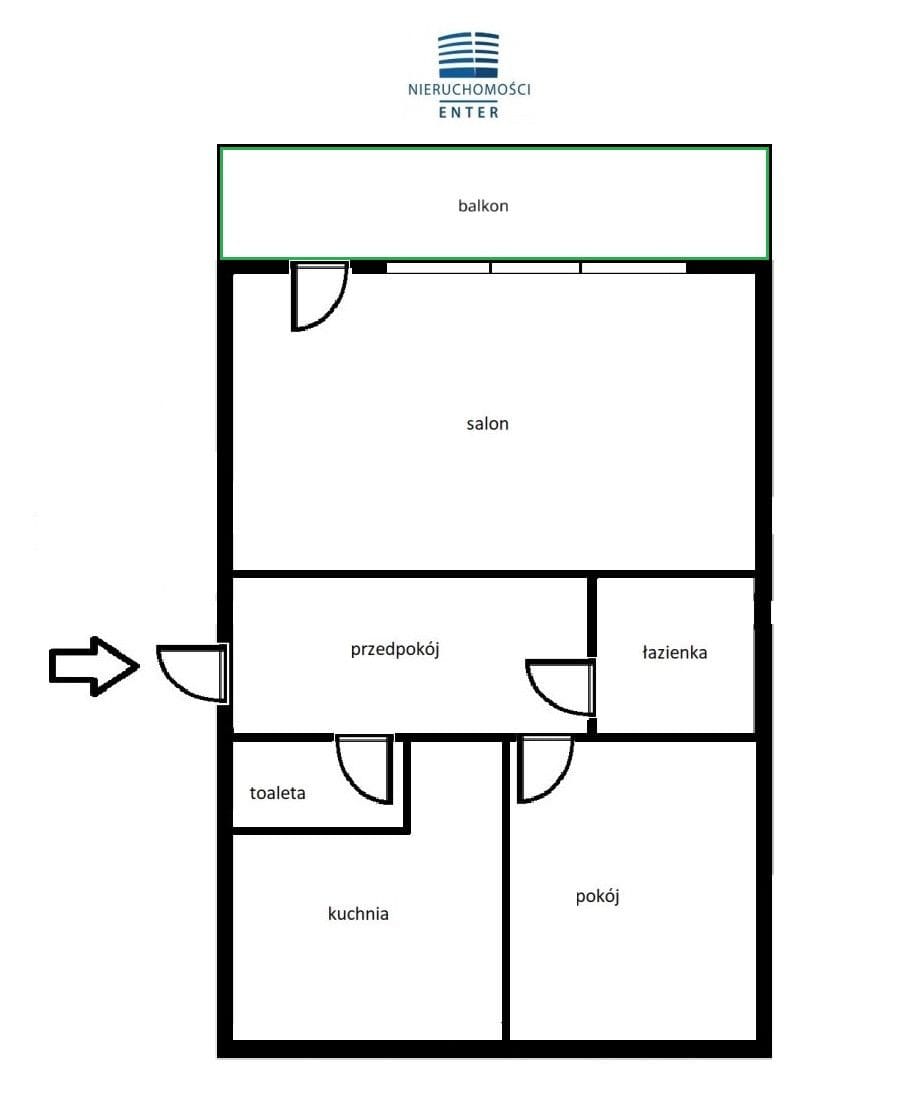 Mieszkanie 2 pokojowe na Sprzedaż