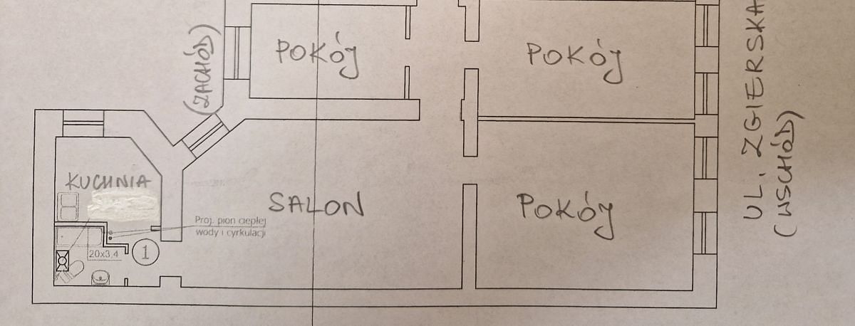 Mieszkanie 4 pokojowe na Sprzedaż