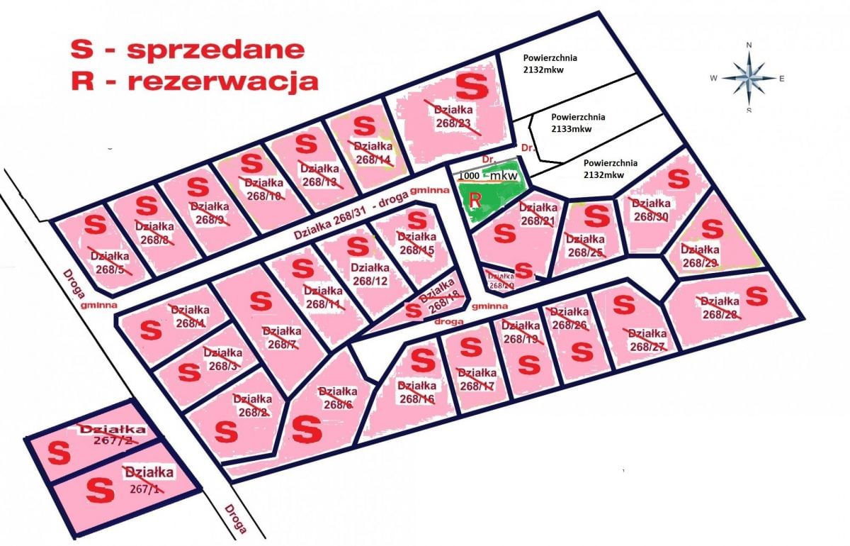 Działka  pokojowe na Sprzedaż
