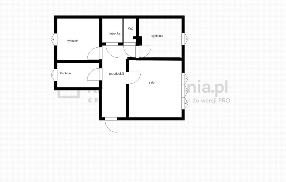 Mieszkanie 3 pokojowe na Sprzedaż