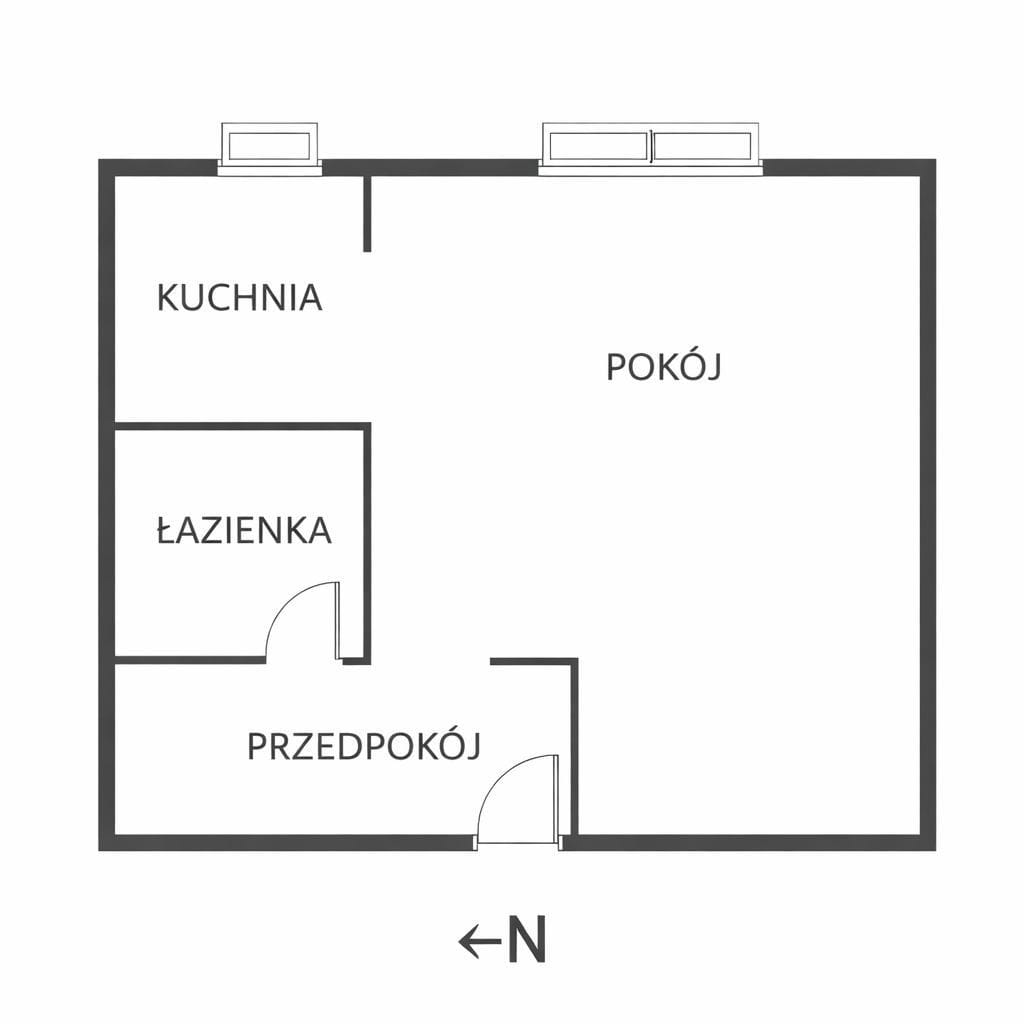 Mieszkanie 1 pokojowe na Sprzedaż