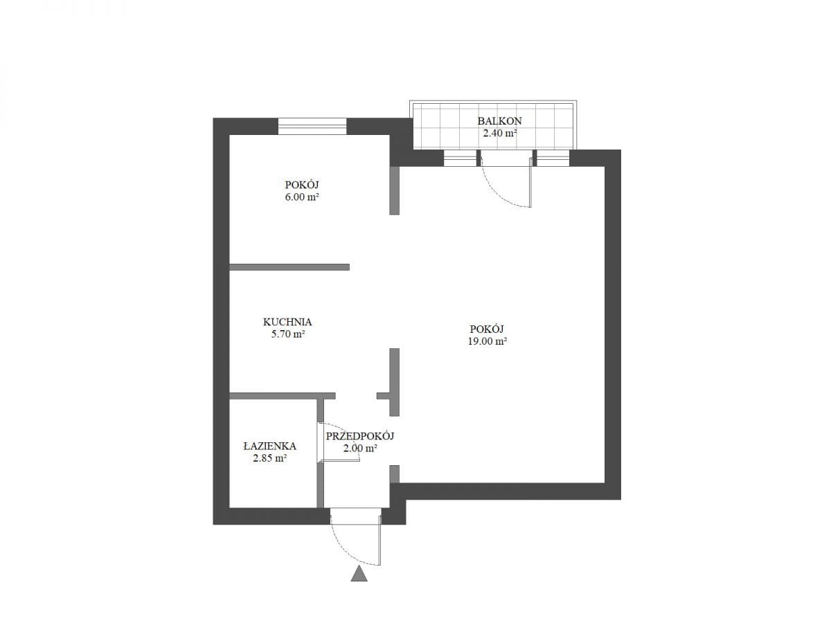 Mieszkanie 2 pokojowe na Sprzedaż