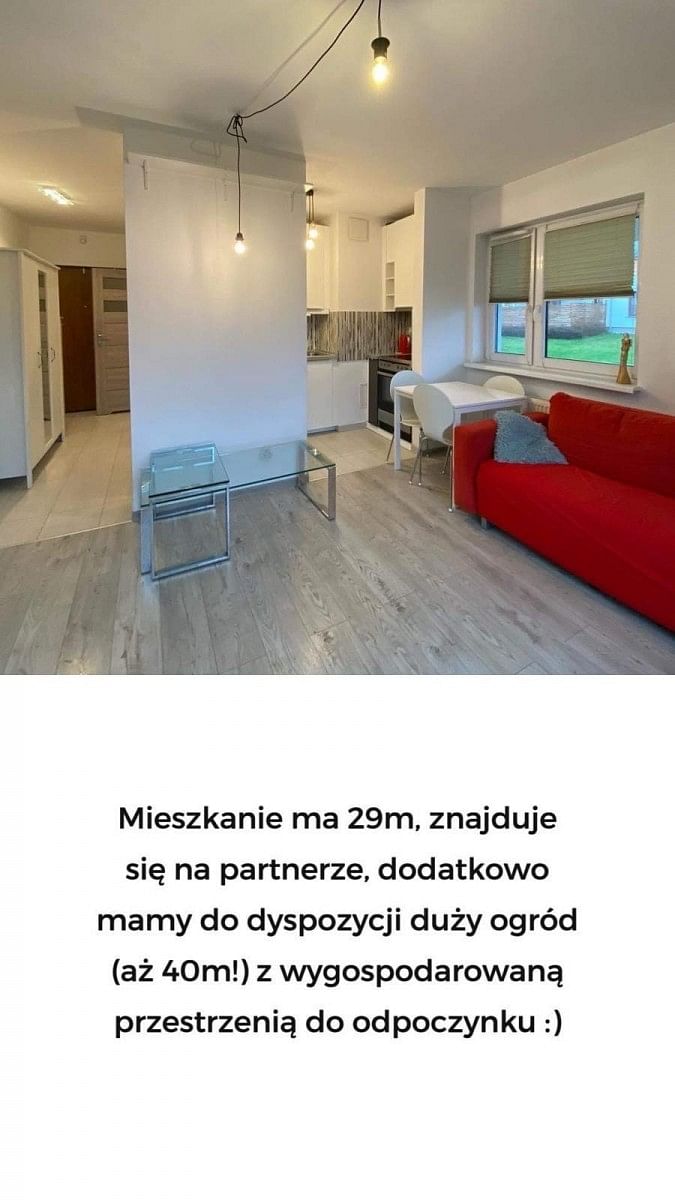 Mieszkanie 1 pokojowe na Sprzedaż