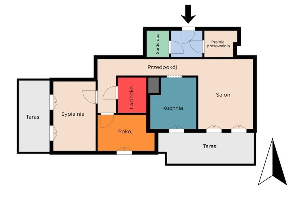 Mieszkanie 3 pokojowe na Sprzedaż