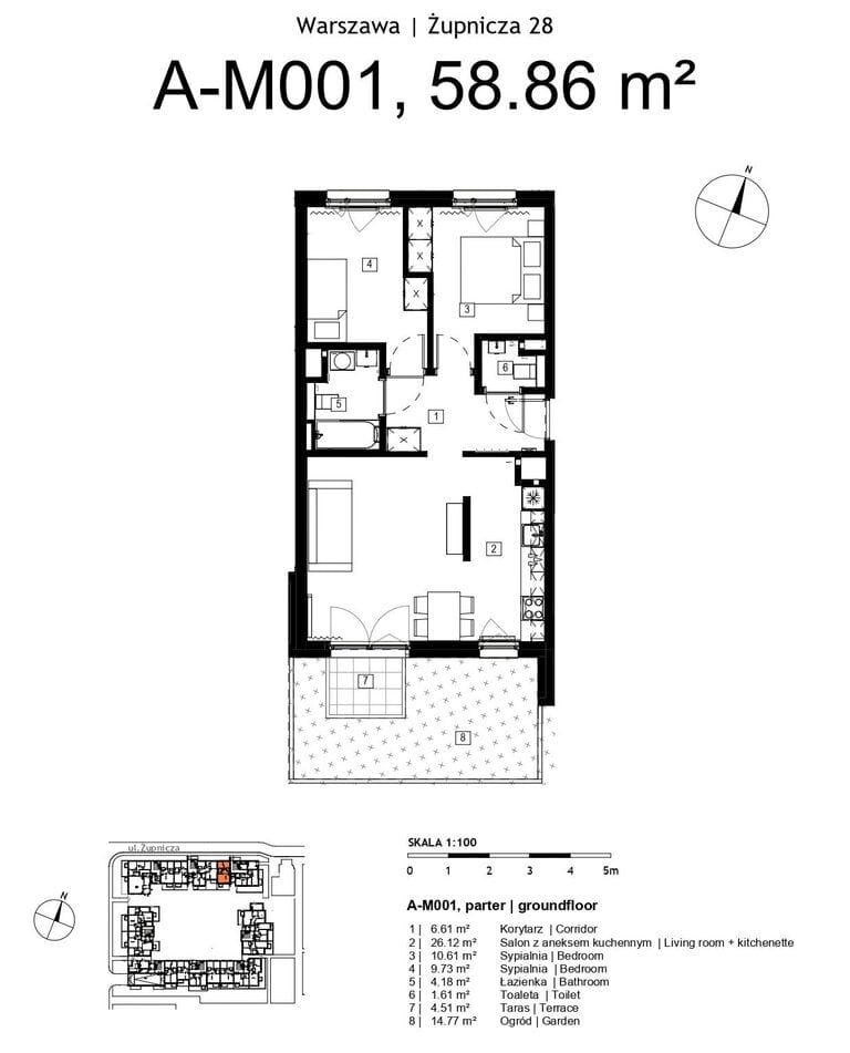 Mieszkanie 3 pokojowe na Sprzedaż