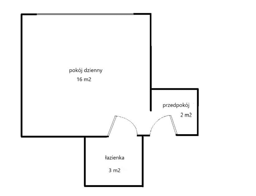 Mieszkanie 1 pokojowe na Sprzedaż