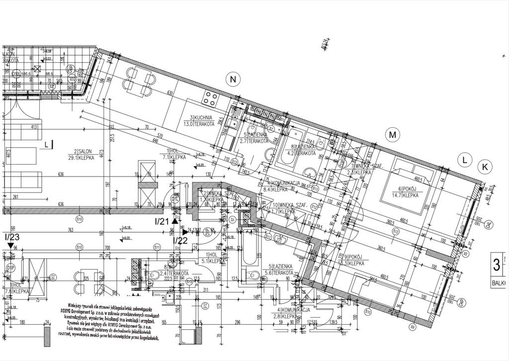 Mieszkanie 3 pokojowe na Sprzedaż