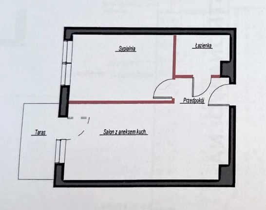 Mieszkanie 2 pokojowe na Sprzedaż