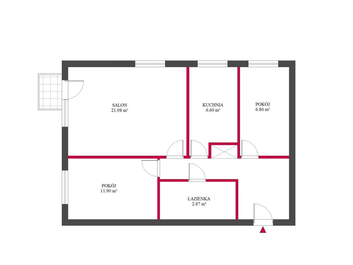 Mieszkanie 3 pokojowe na Sprzedaż
