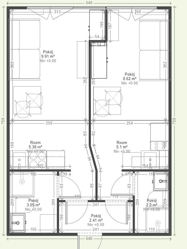 Mieszkanie 2 pokojowe na Sprzedaż