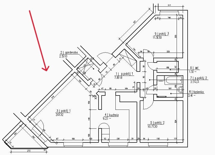 Mieszkanie 3 pokojowe na Sprzedaż