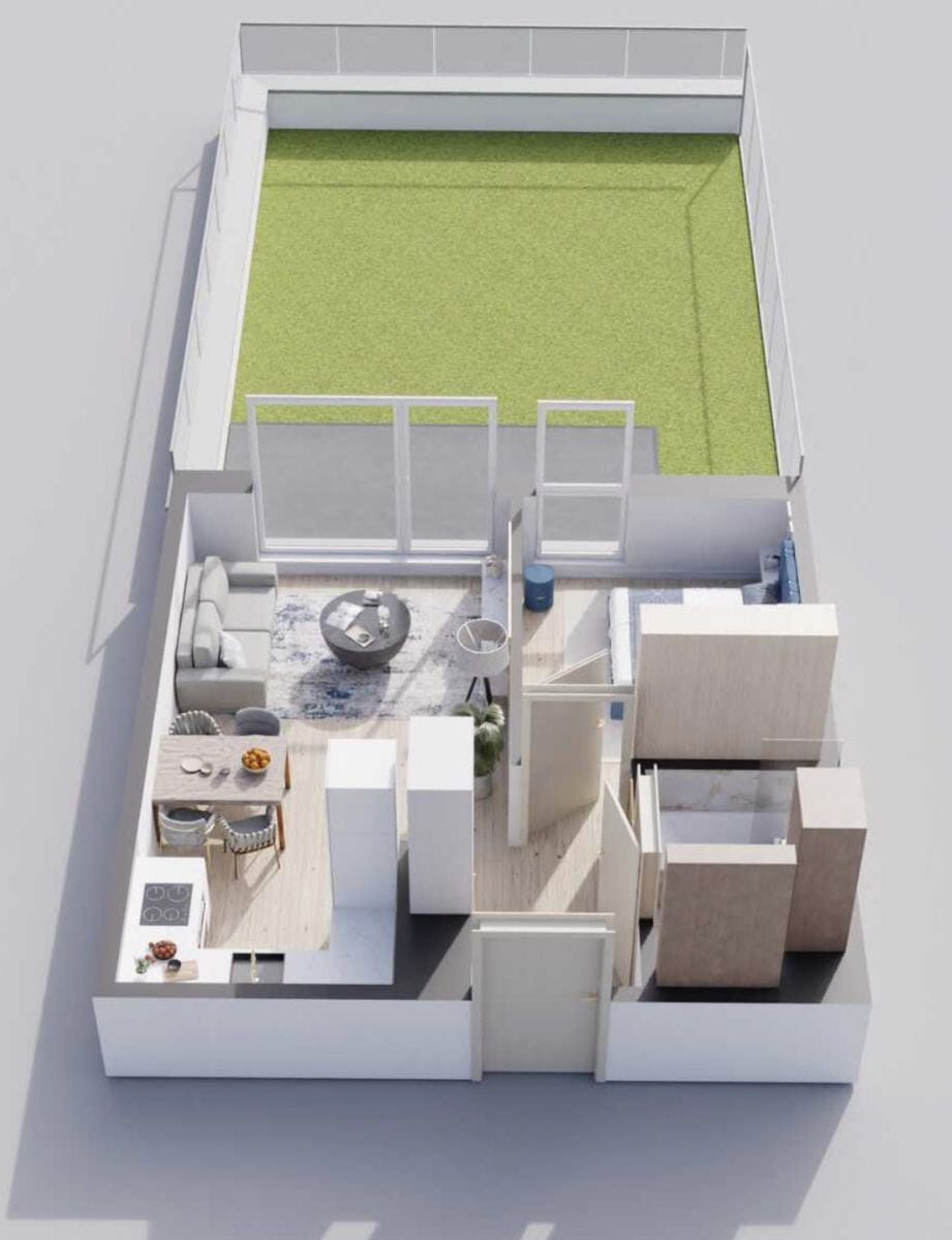 Mieszkanie 2 pokojowe na Sprzedaż