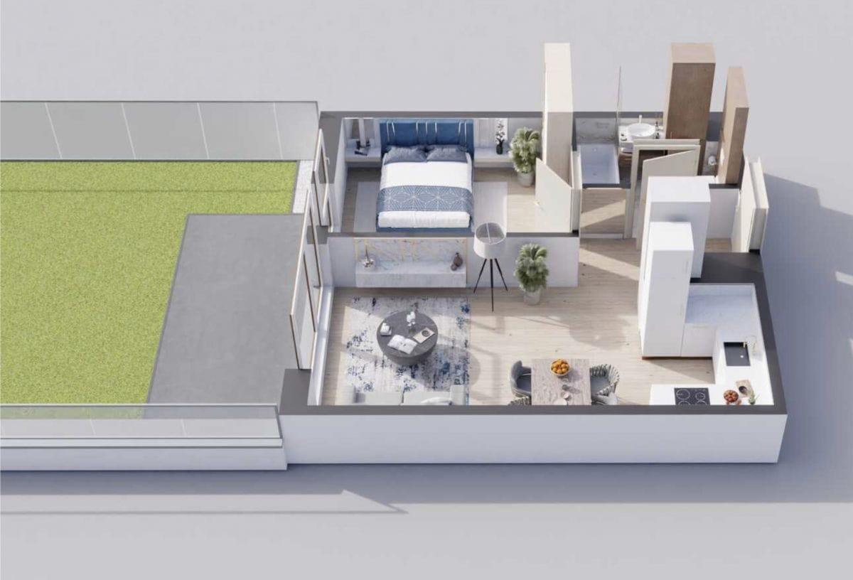 Mieszkanie 2 pokojowe na Sprzedaż