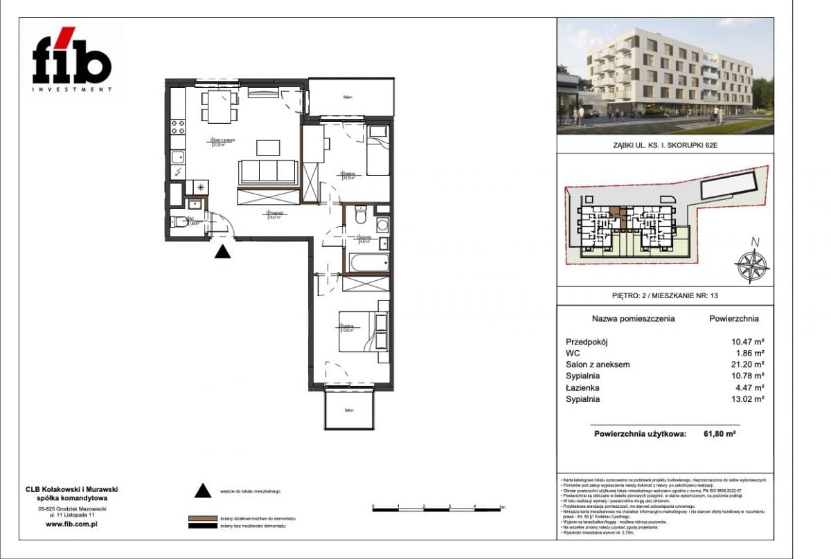 Mieszkanie 3 pokojowe na Sprzedaż