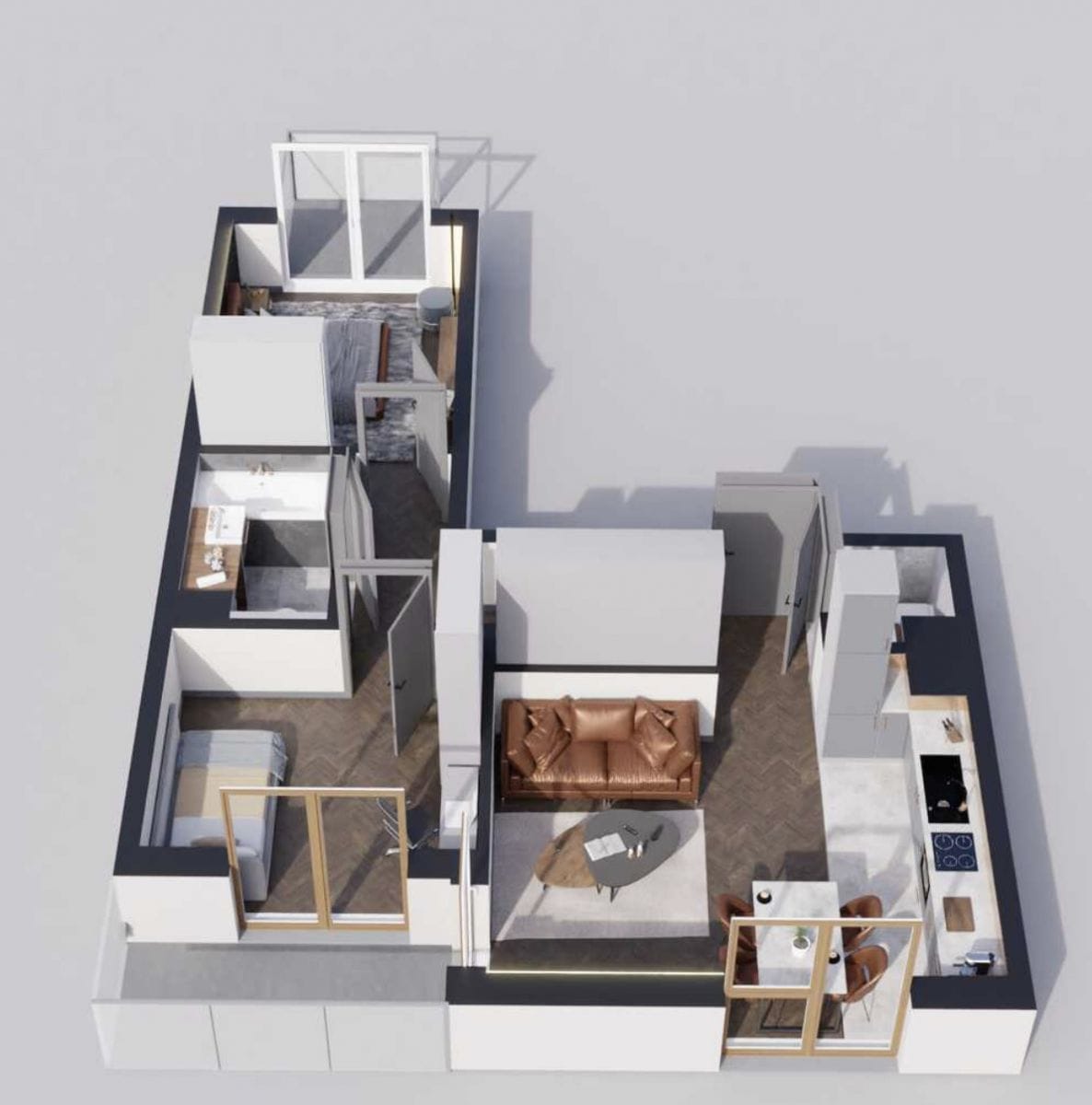 Mieszkanie 3 pokojowe na Sprzedaż