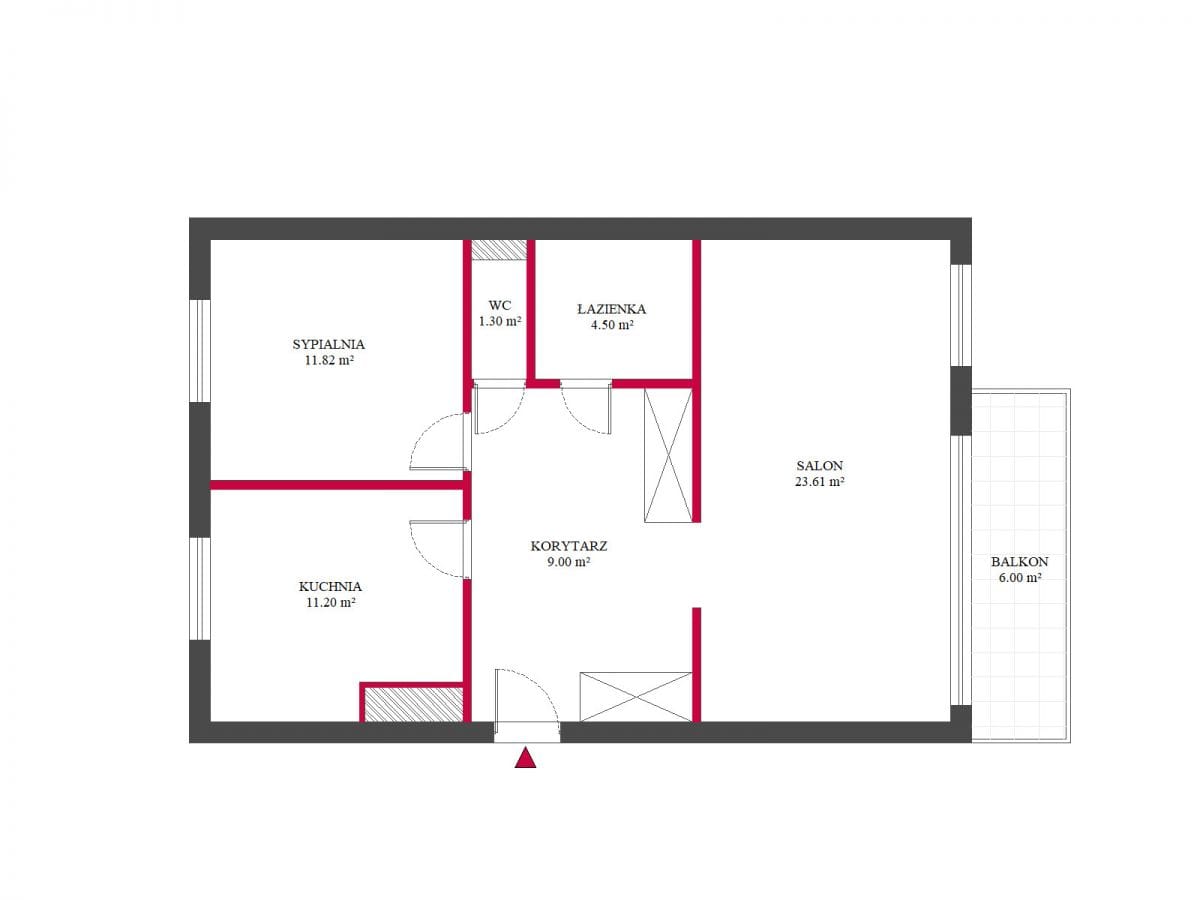 Mieszkanie 2 pokojowe na Sprzedaż