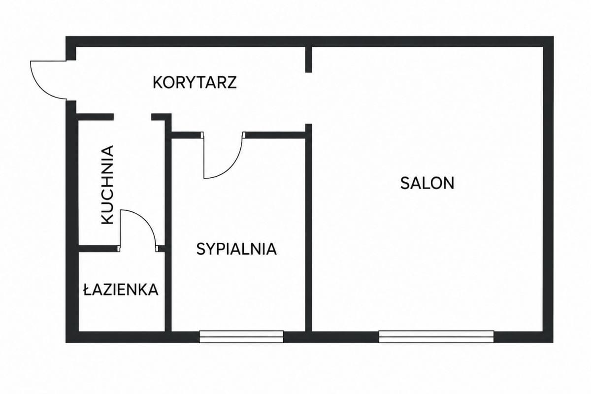 Mieszkanie 2 pokojowe na Sprzedaż