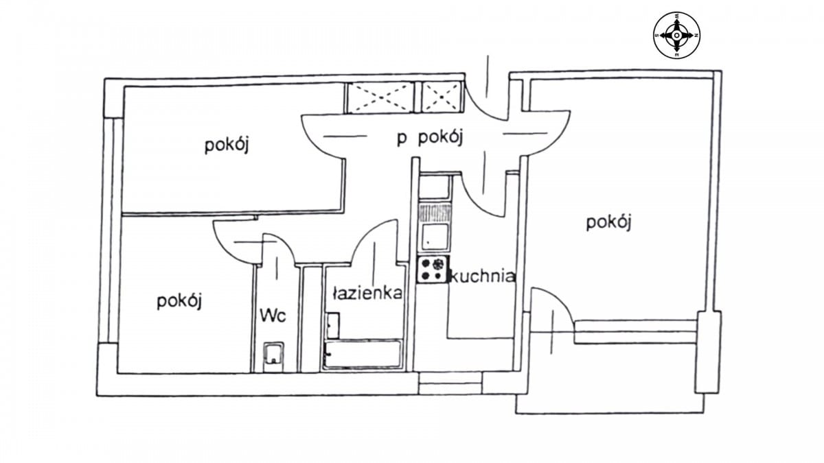 Mieszkanie 3 pokojowe na Sprzedaż