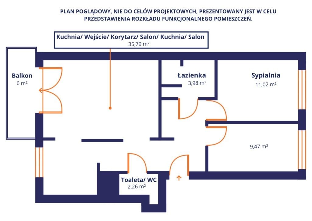 Mieszkanie 3 pokojowe na Wynajem