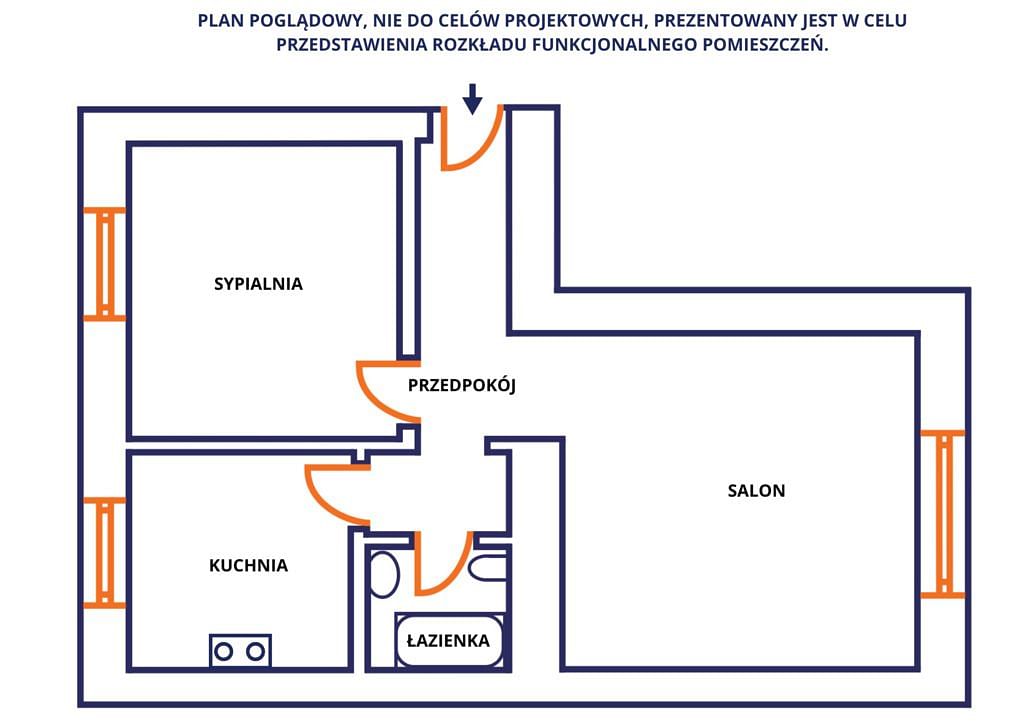 Mieszkanie 2 pokojowe na Sprzedaż