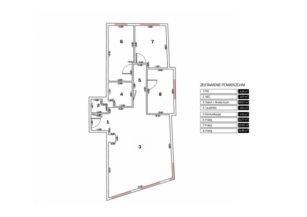 Mieszkanie 4 pokojowe na Sprzedaż