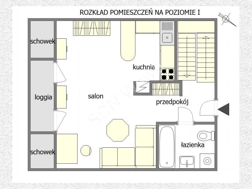 Mieszkanie 3 pokojowe na Sprzedaż