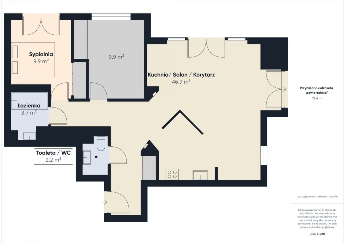 Mieszkanie 3 pokojowe na Sprzedaż