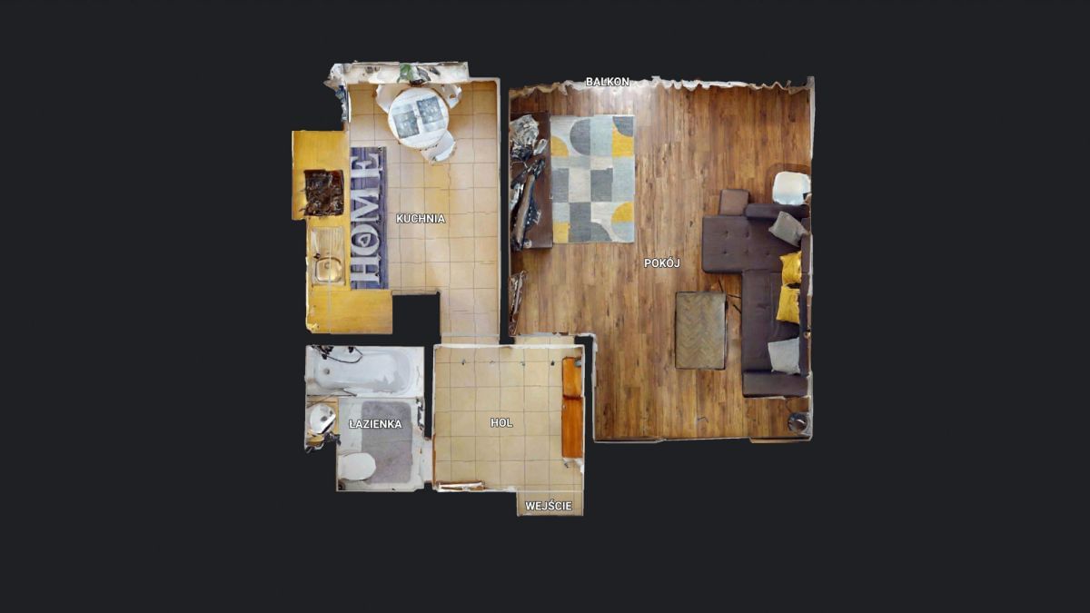 Mieszkanie 1 pokojowe na Sprzedaż