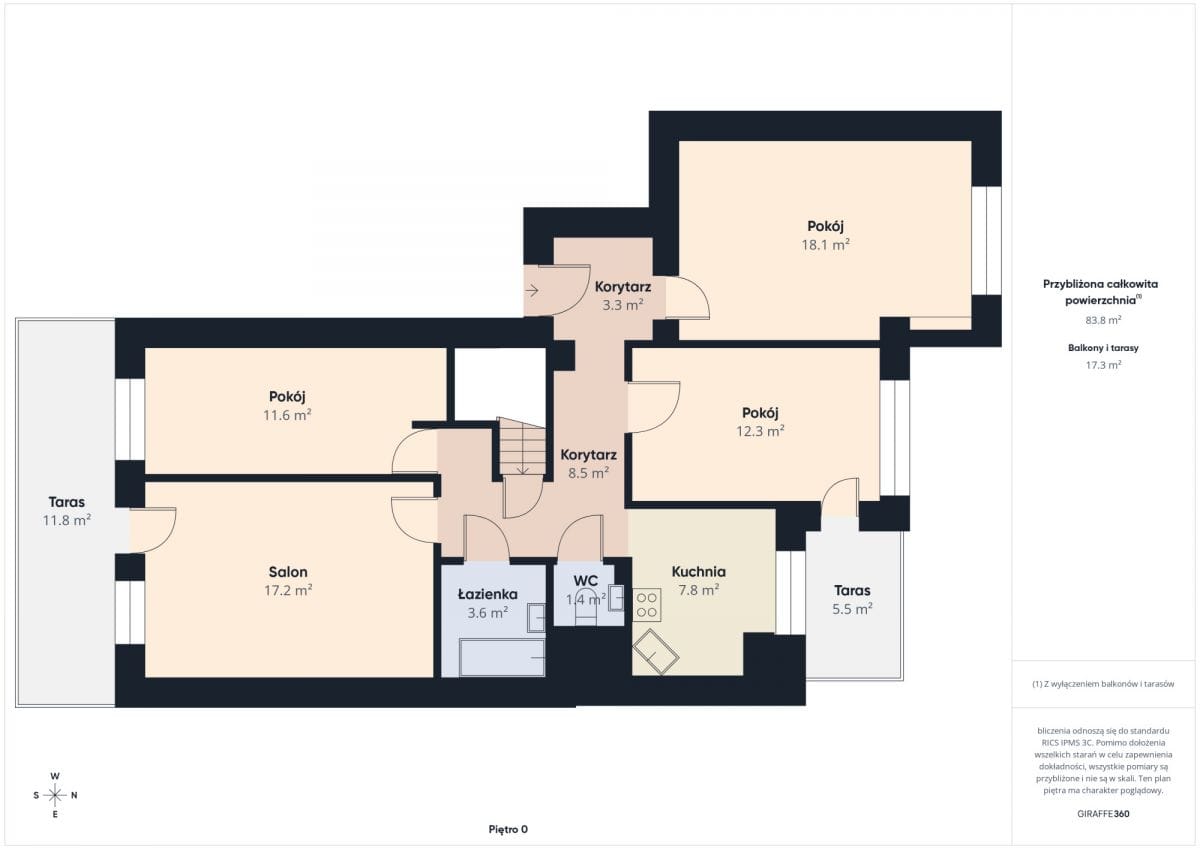 Mieszkanie 4 pokojowe na Sprzedaż