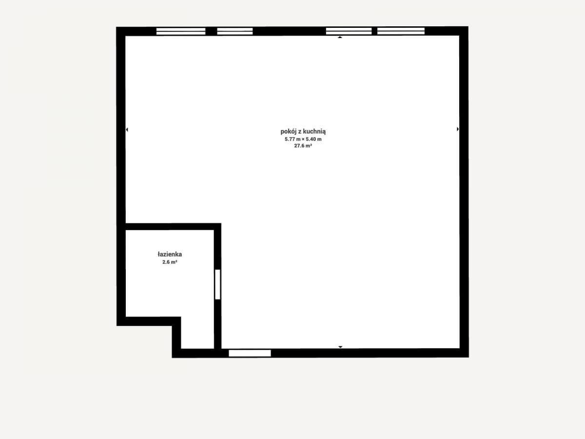 Mieszkanie 1 pokojowe na Sprzedaż