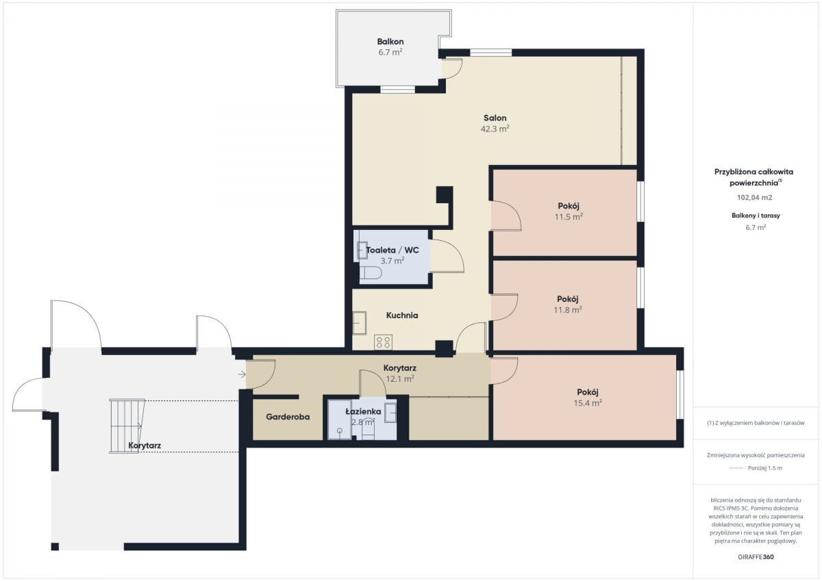 Mieszkanie 4 pokojowe na Sprzedaż