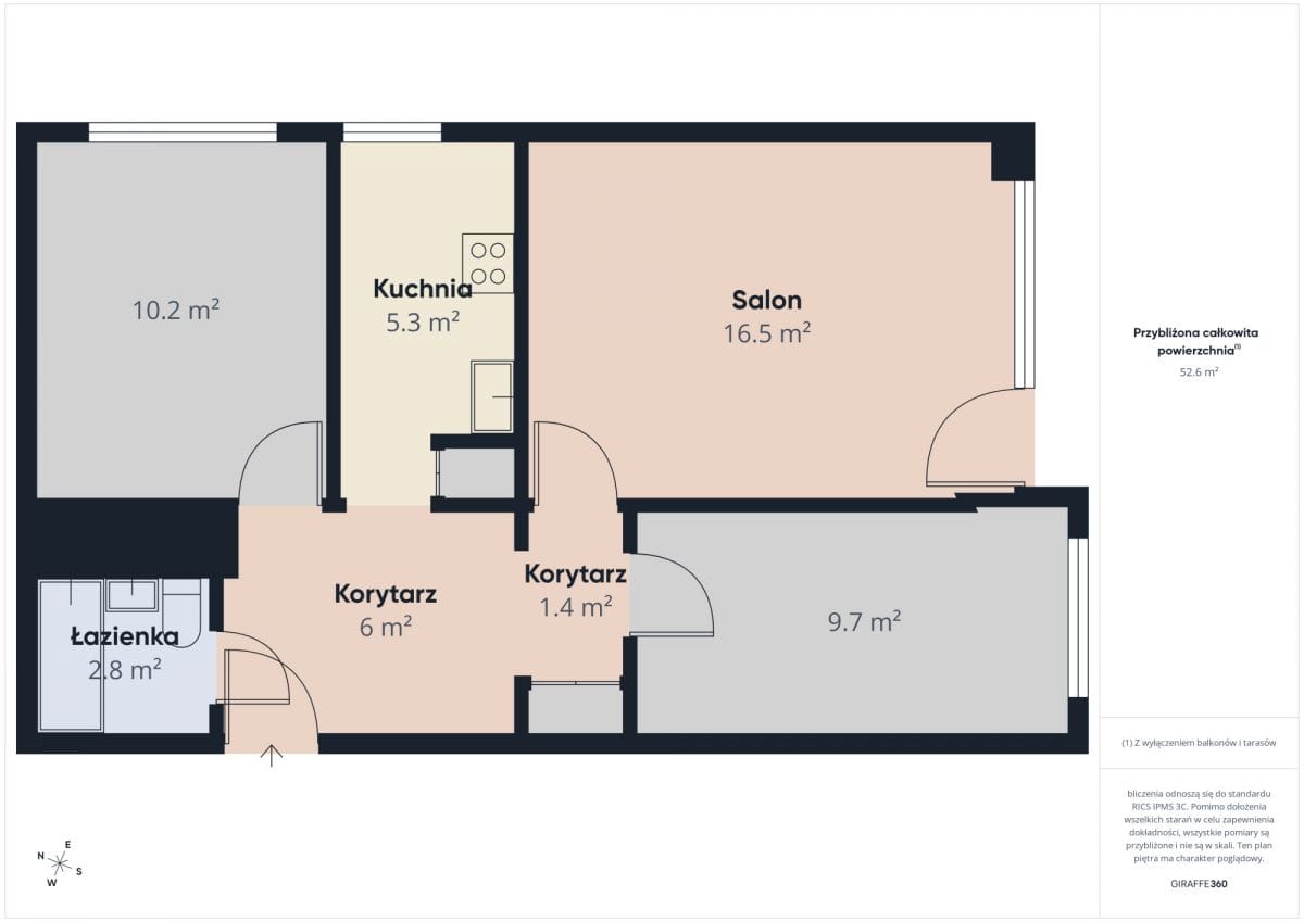 Mieszkanie 3 pokojowe na Sprzedaż