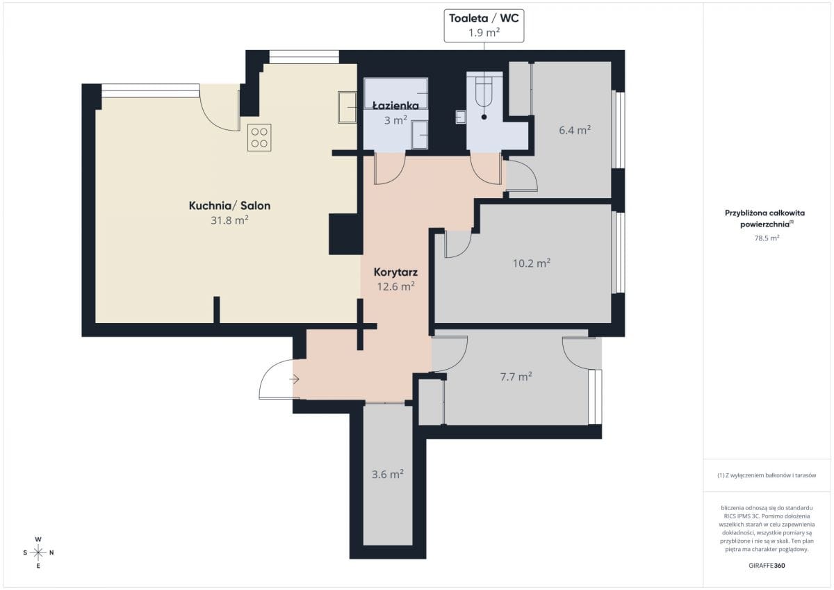 Mieszkanie 4 pokojowe na Sprzedaż