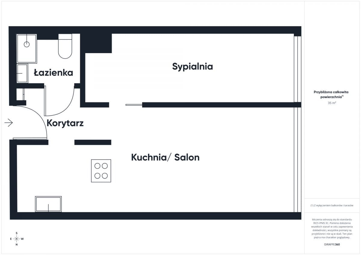 Mieszkanie 2 pokojowe na Wynajem