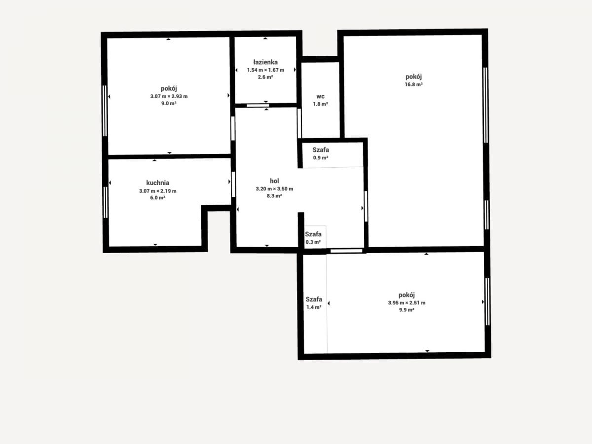 Mieszkanie 3 pokojowe na Sprzedaż