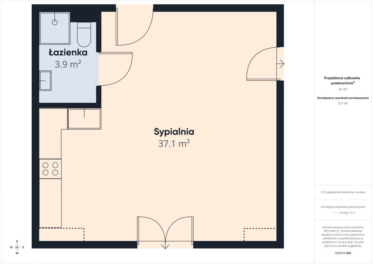 Mieszkanie 3 pokojowe na Wynajem