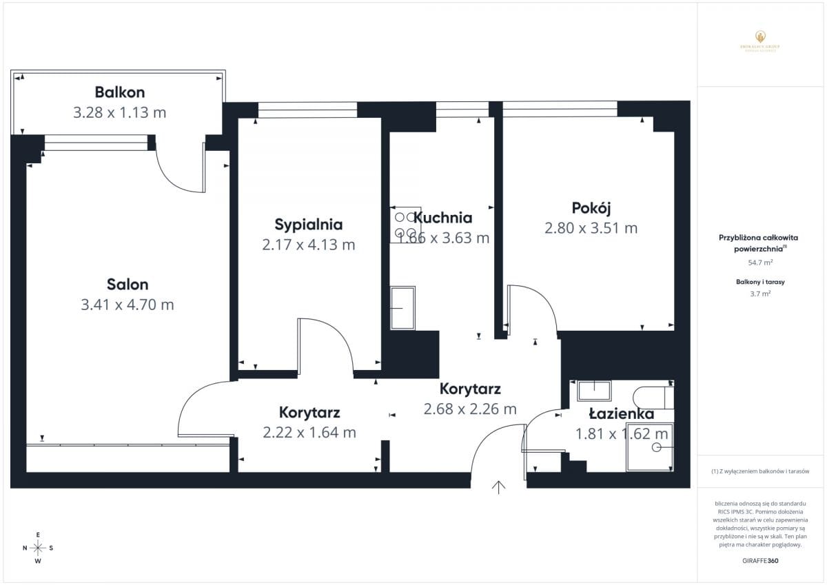 Mieszkanie 3 pokojowe na Sprzedaż
