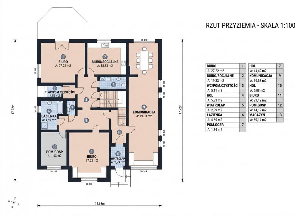 Dom 11 pokojowe na Sprzedaż