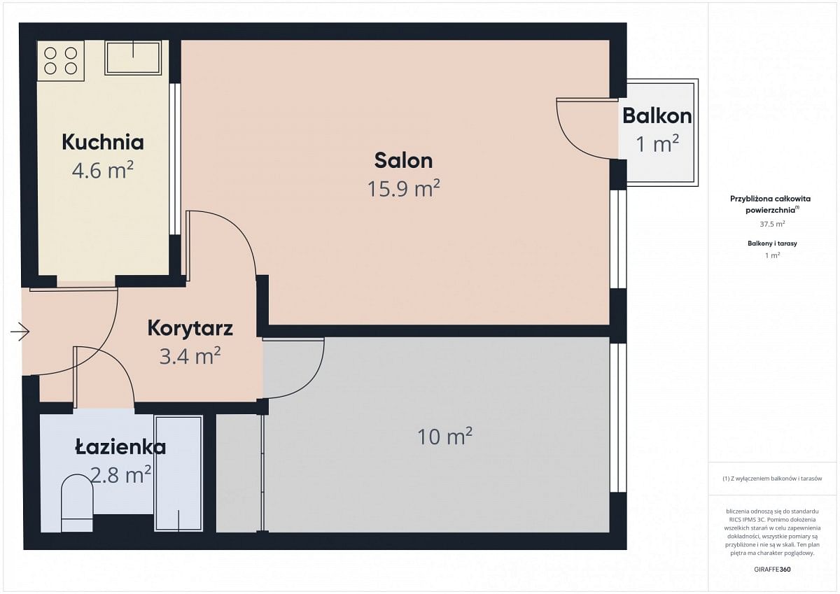 Mieszkanie 2 pokojowe na Sprzedaż