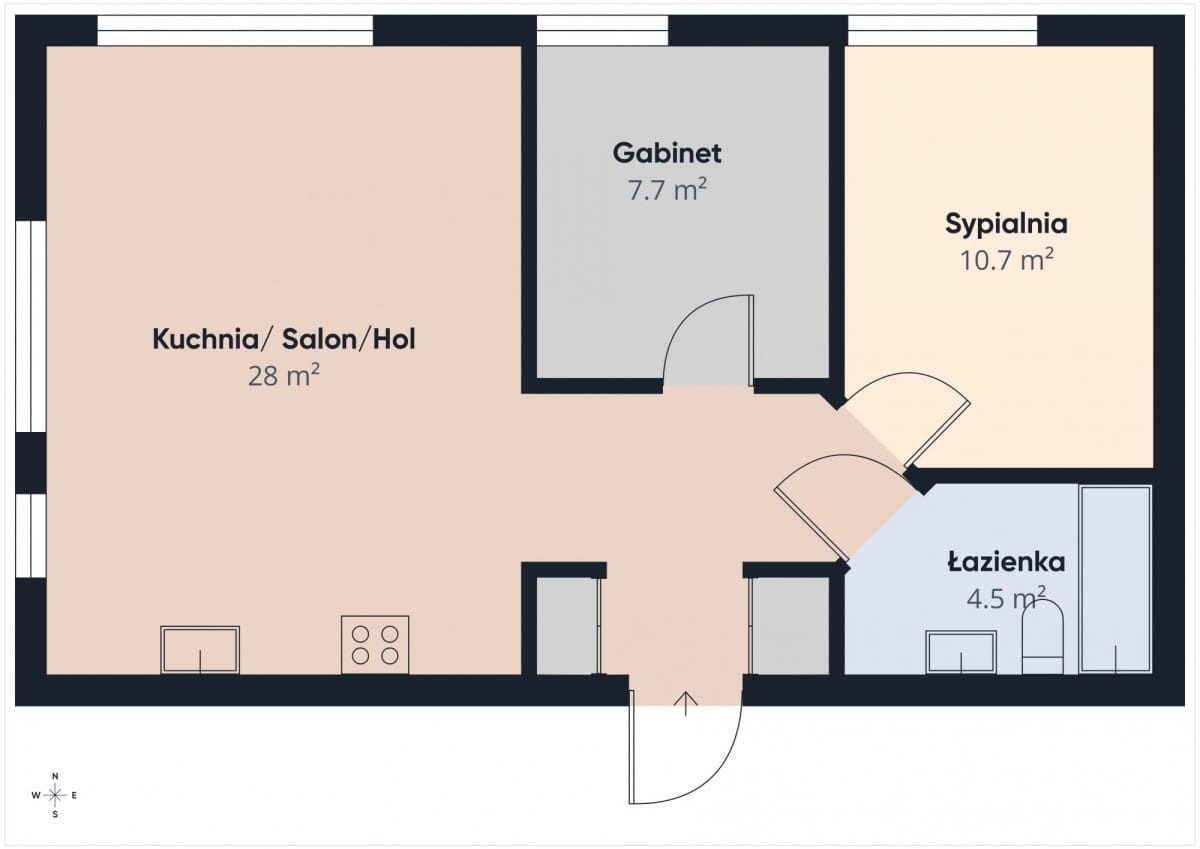 Mieszkanie 3 pokojowe na Wynajem