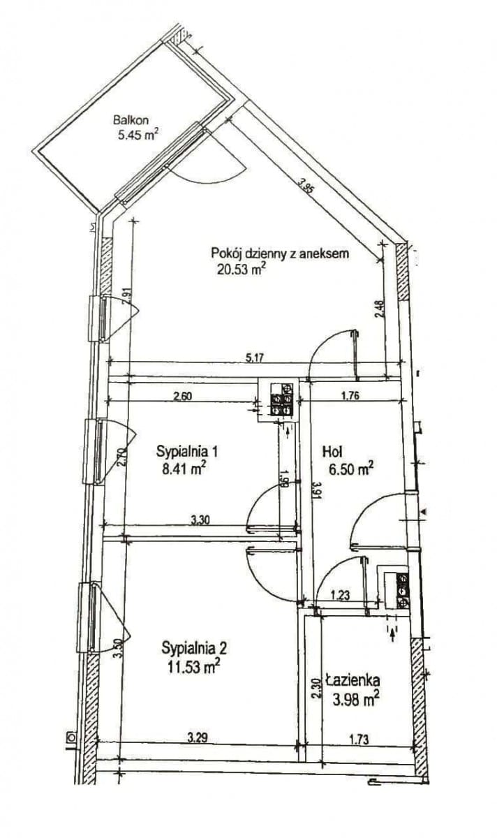 Mieszkanie 3 pokojowe na Wynajem
