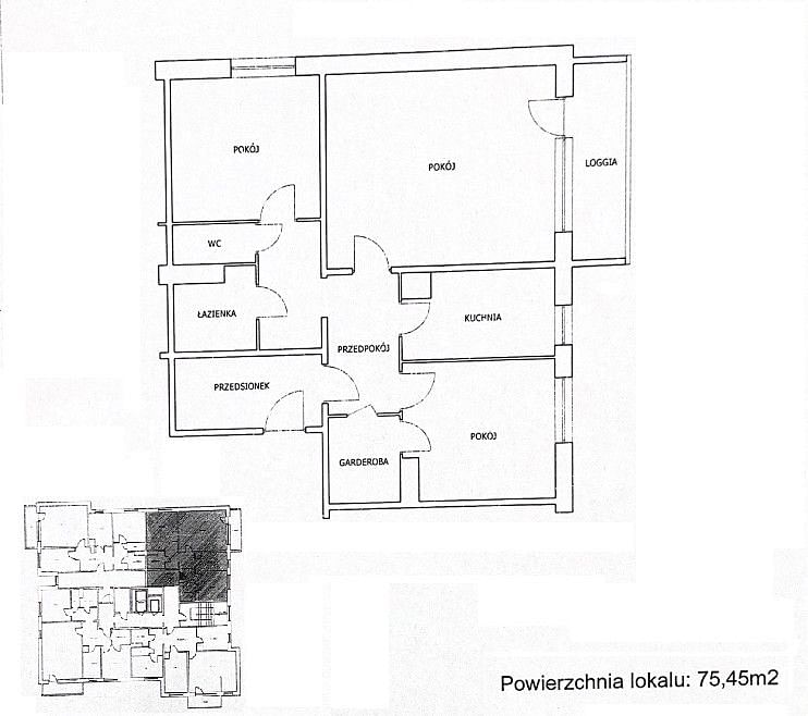 Mieszkanie 3 pokojowe na Sprzedaż