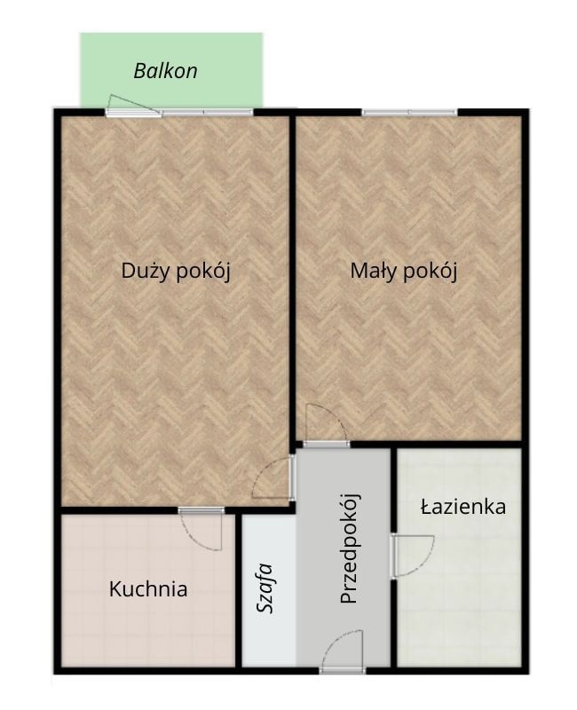 Mieszkanie 2 pokojowe na Sprzedaż