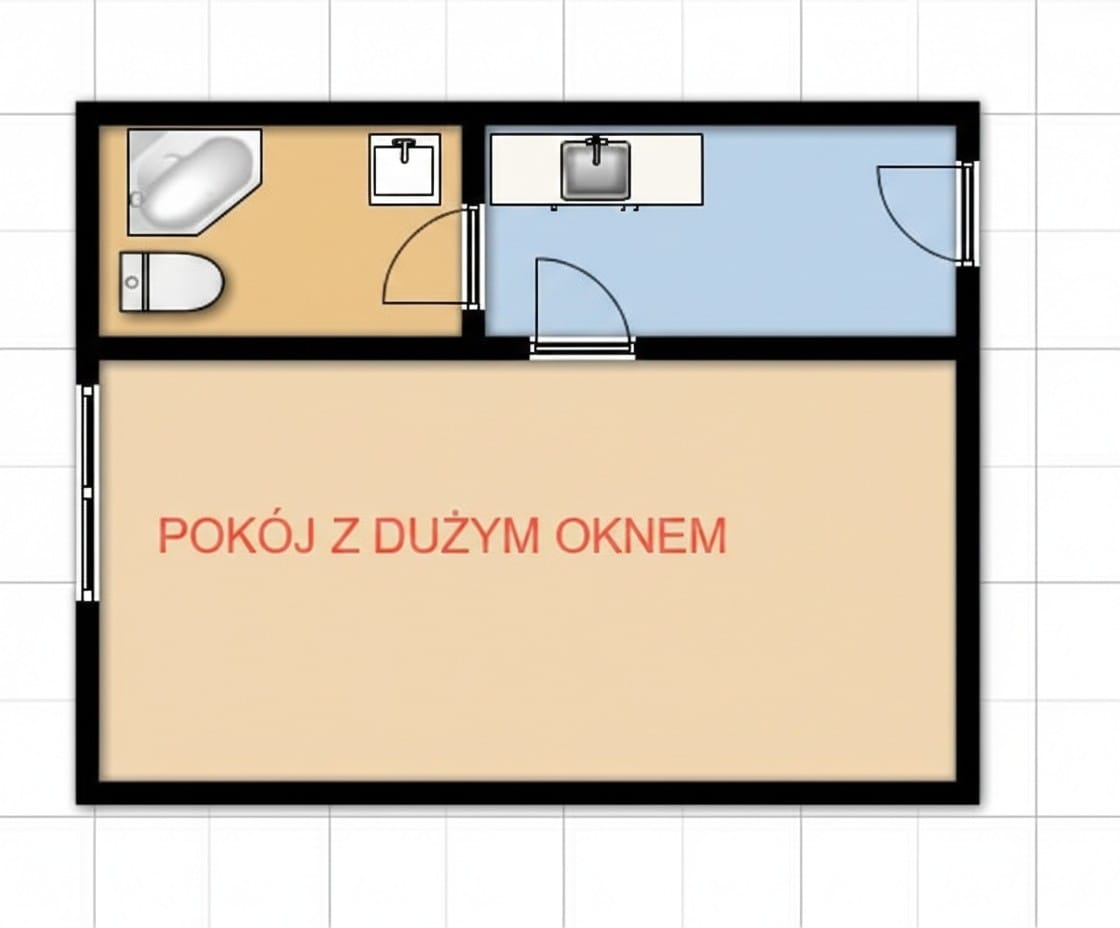 Mieszkanie 1 pokojowe na Wynajem